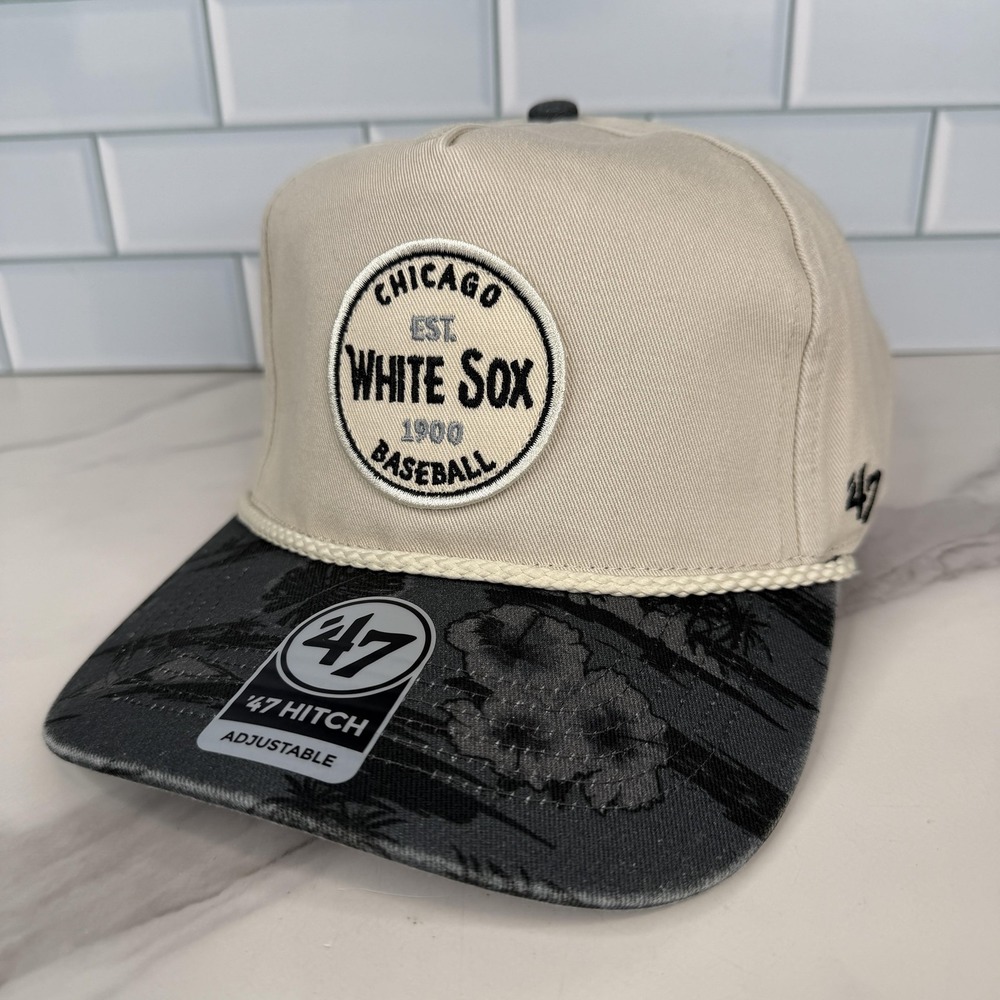 Chicago White Sox Rope Hat Cap Snap Back Mens OSFA Baseball Floral 47 Hitch NWOT